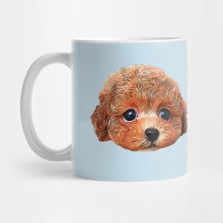 Poodle Teddy Puppy Dog Super Cute Art Mug